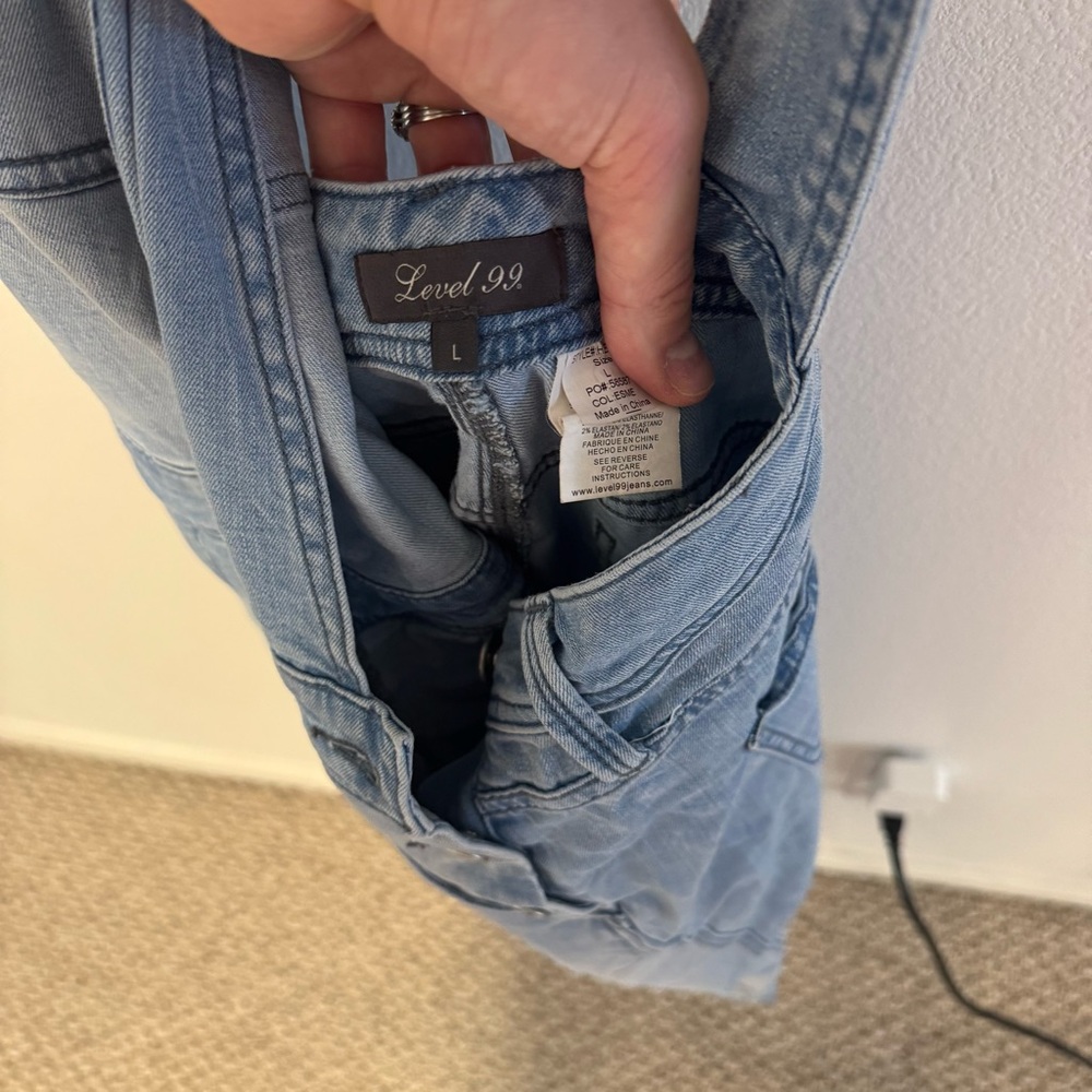 Level 99 Anthropologie Denim Overalls - Picture 6 of 8